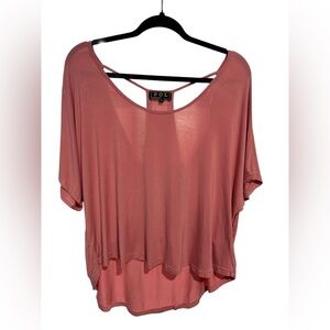 POL‎ Pink Oversized Blouse